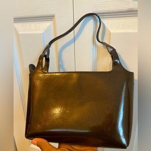 Vintage GUCCI brown patent bag